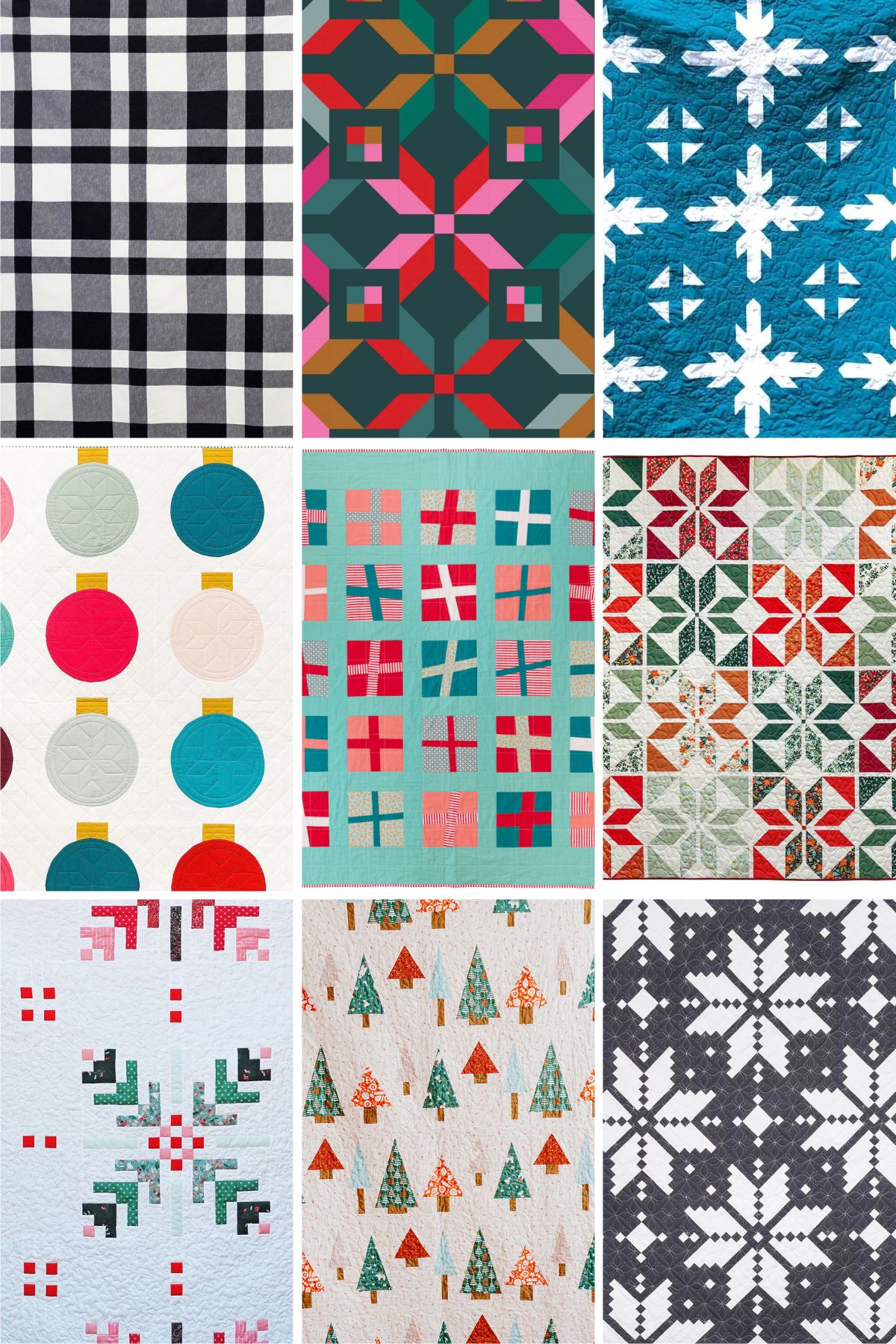 20 Modern Christmas Quilt Patterns You’ll Love This Season