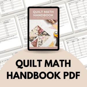 Quilt Math Handbook (PDF Download)
