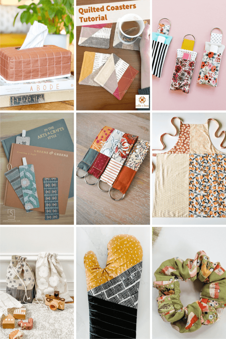 15 Easy Christmas Gifts to Sew (Free Tutorials!)