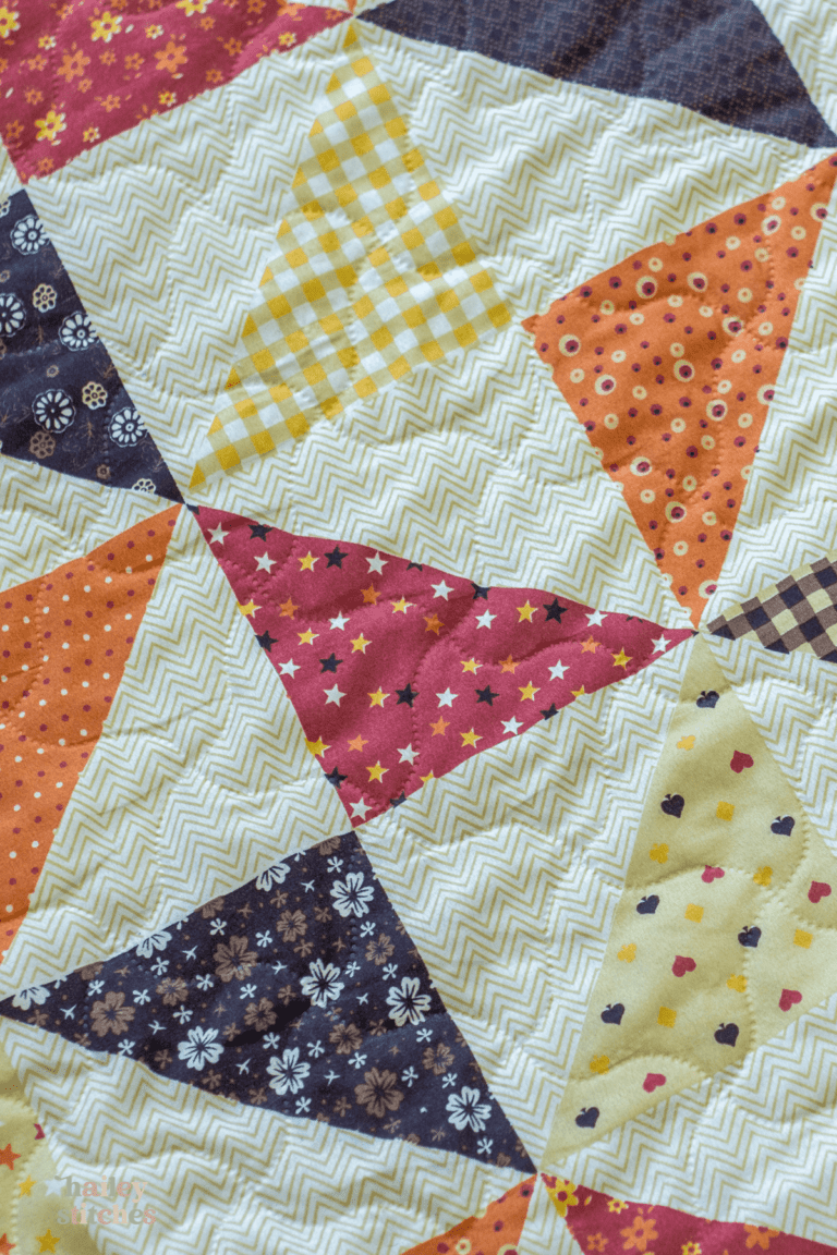 Hourglass Quilt Block Chart and Tutorial