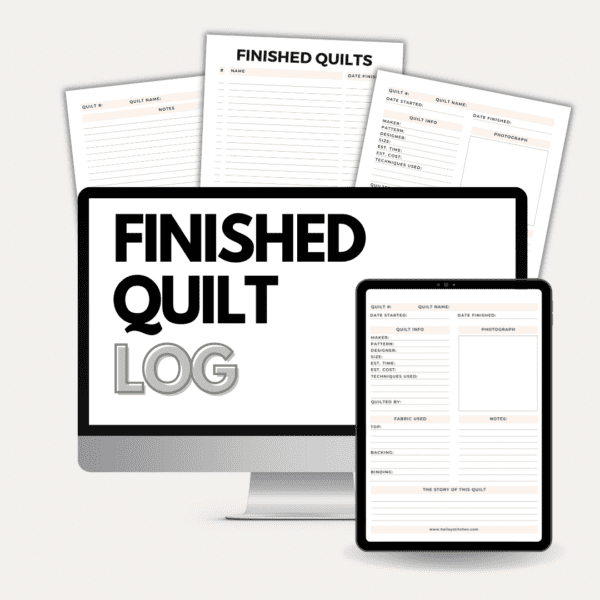 Finished Quilt Log (PDF Download) - Image 2