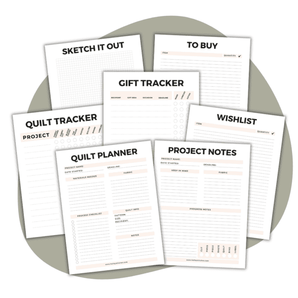 Quilting Project Planner Pack (PDF Download) - Image 3