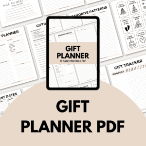 Gift Planner (PDF Download)