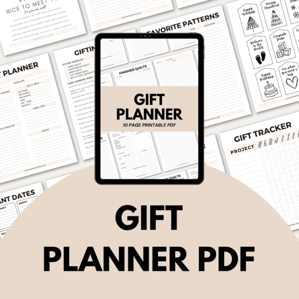 Quilting Project Planner Pack (PDF Download) - Image 4