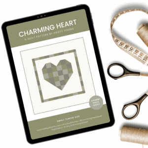 Charming Heart Quilt Pattern (PDF Download)